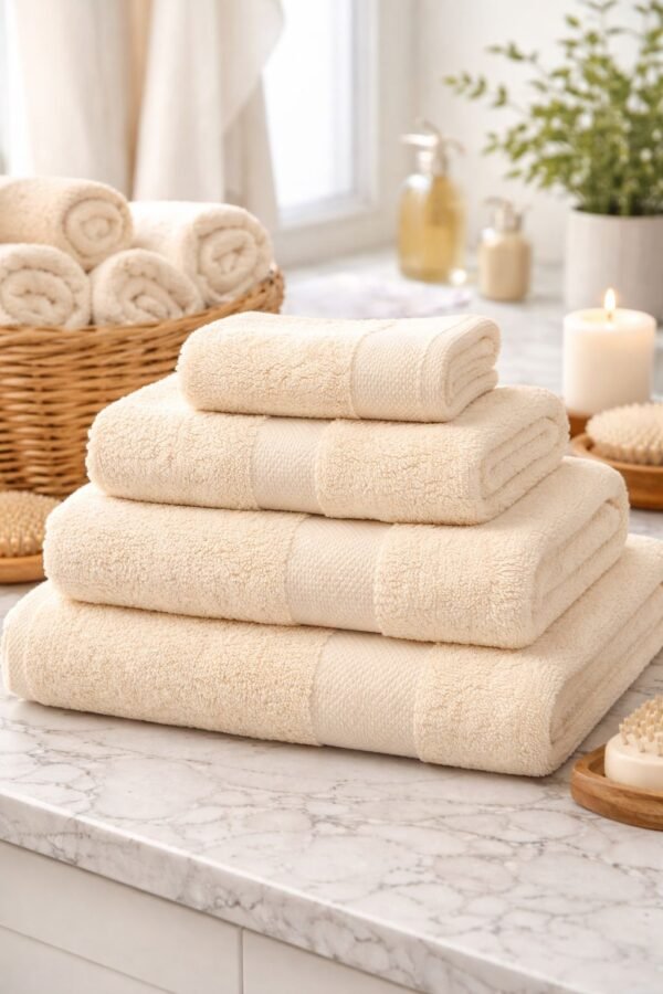 Towel Soft Fabric Cream