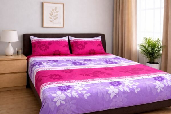 Berry Bloom Double Bedsheet Set