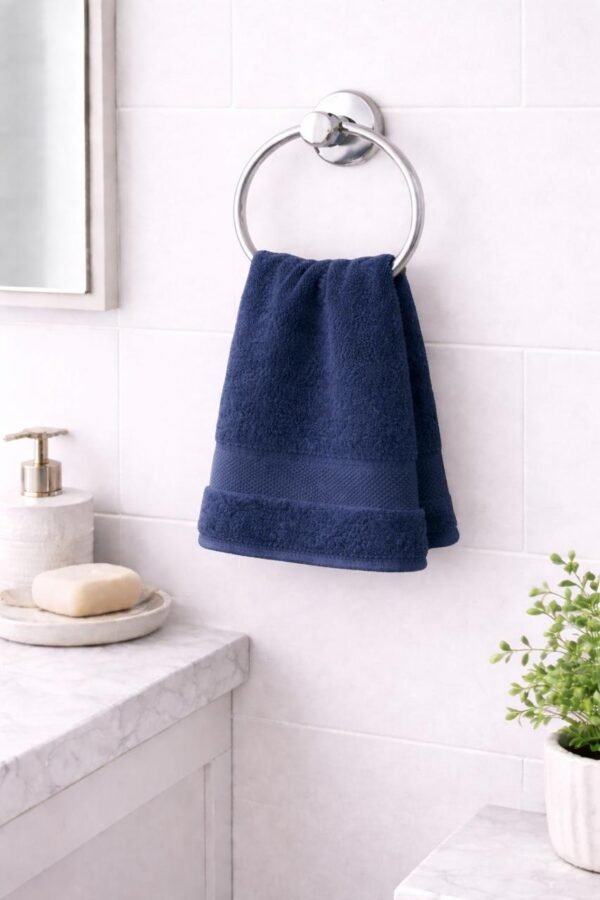 Towel Soft Fabric Blue