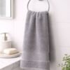 Towel Soft Fabric Gray