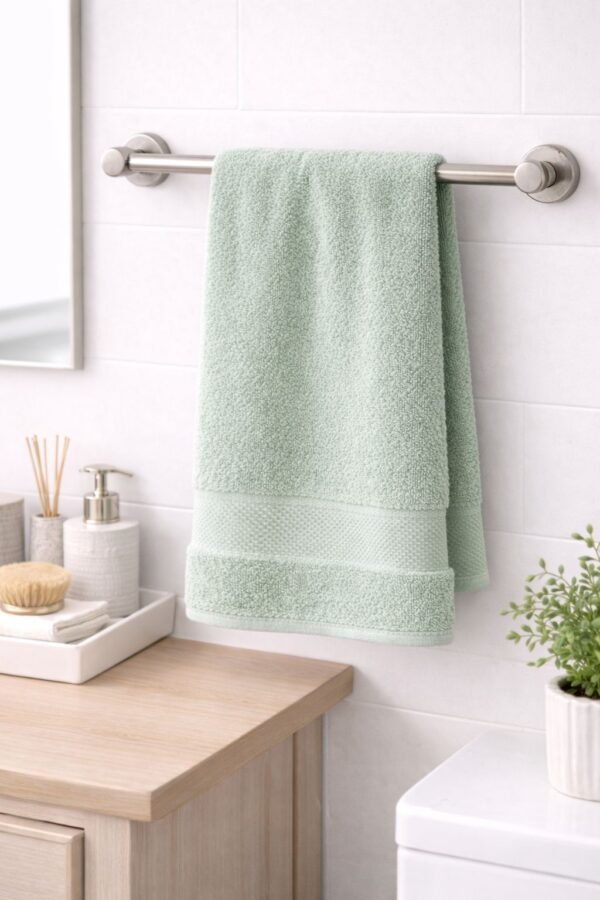 Towel Soft Fabric Light Green