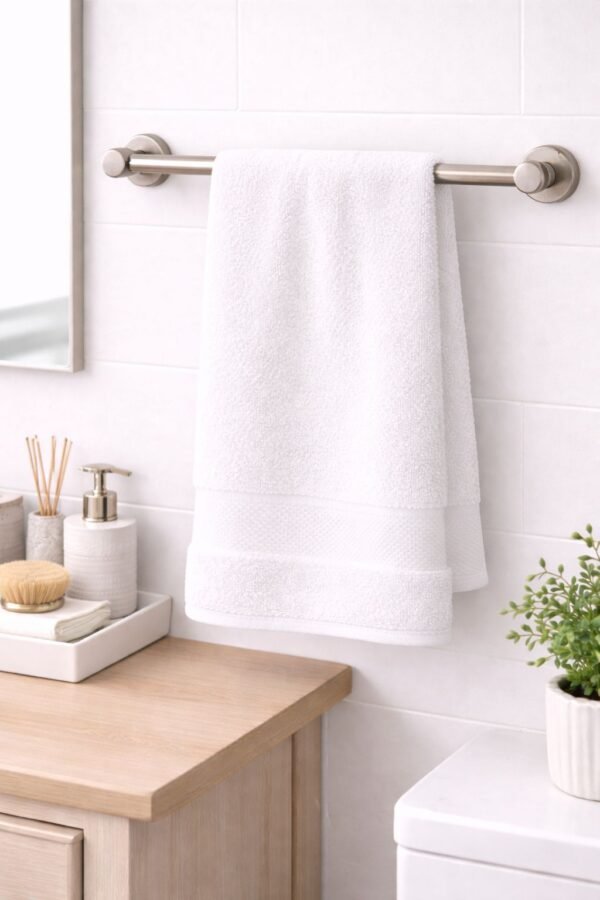Towel Soft Fabric White