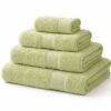 Towel Soft Fabric Light Green