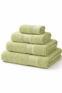 Towel Soft Fabric Light Green