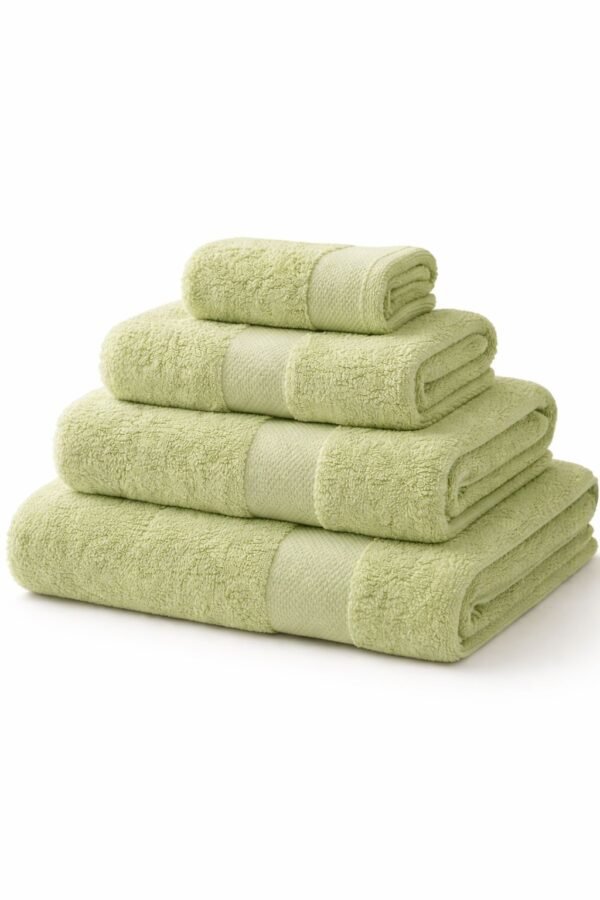 Towel Soft Fabric Light Green