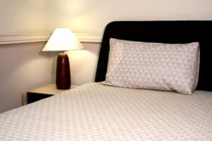 Ivory Textura Single Bedsheet Brown