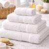 Towel Soft Fabric White