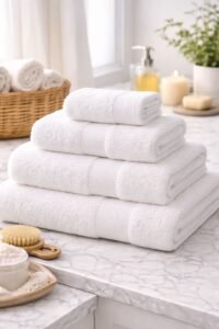 Towel Soft Fabric White