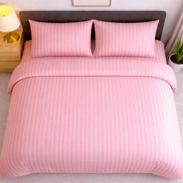 Double bed lining (striped) bedsheet