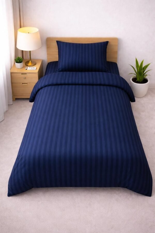 Single bed lining (striped) bedsheet