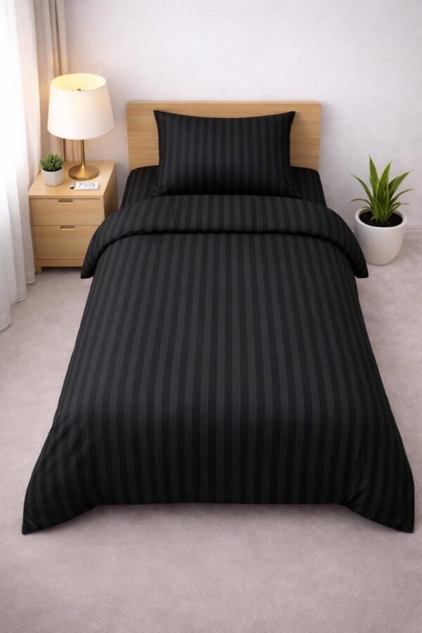 Single bed lining (striped) bedsheet