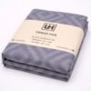 Grey Geo Luxe Double Bedsheet Set