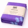 Purple Butterfly Double Bedsheet Set